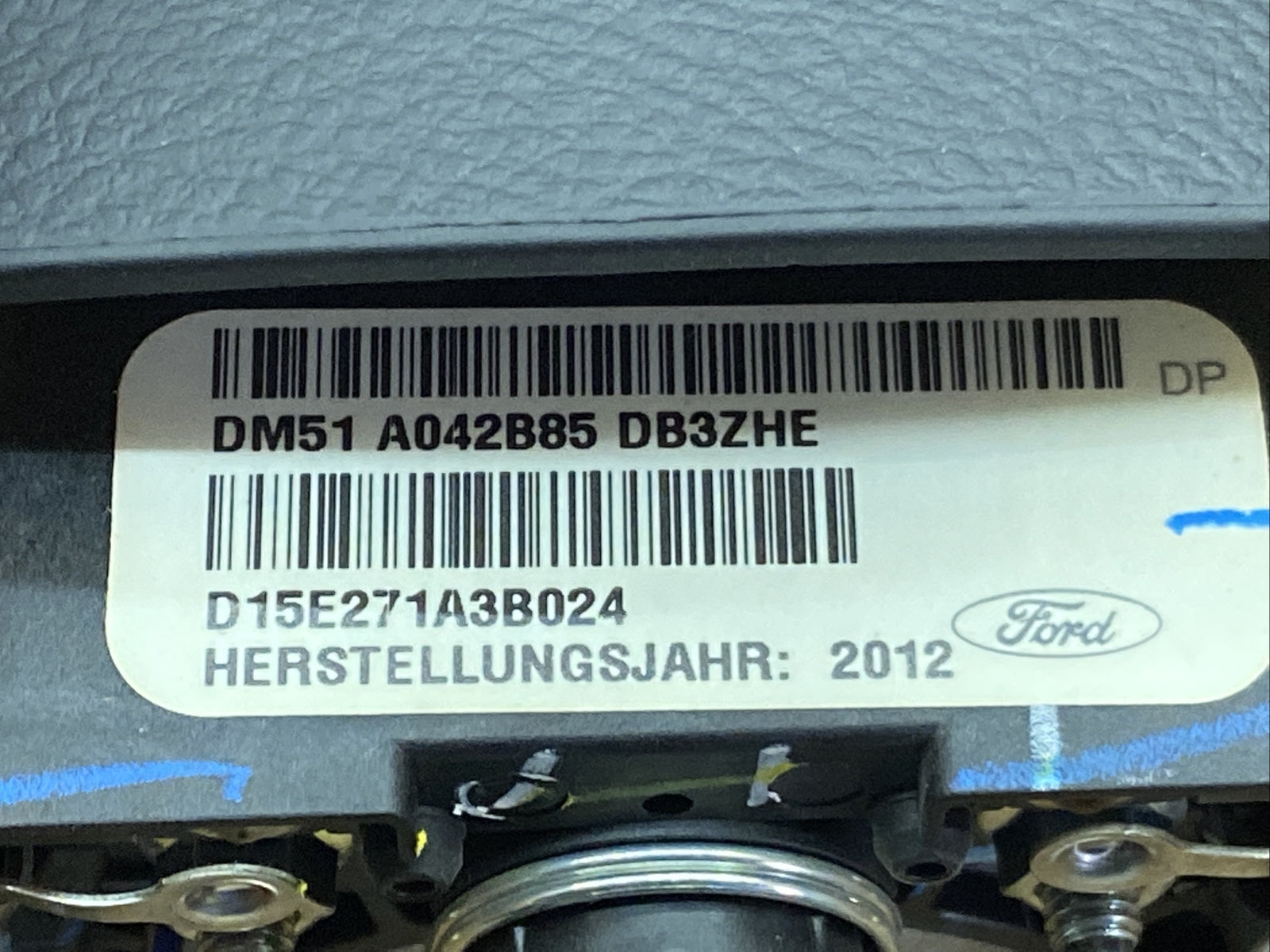 2012 2014 Ford Focus Driver Side Steering Wheel Airbag Air Bag OEM Controls11