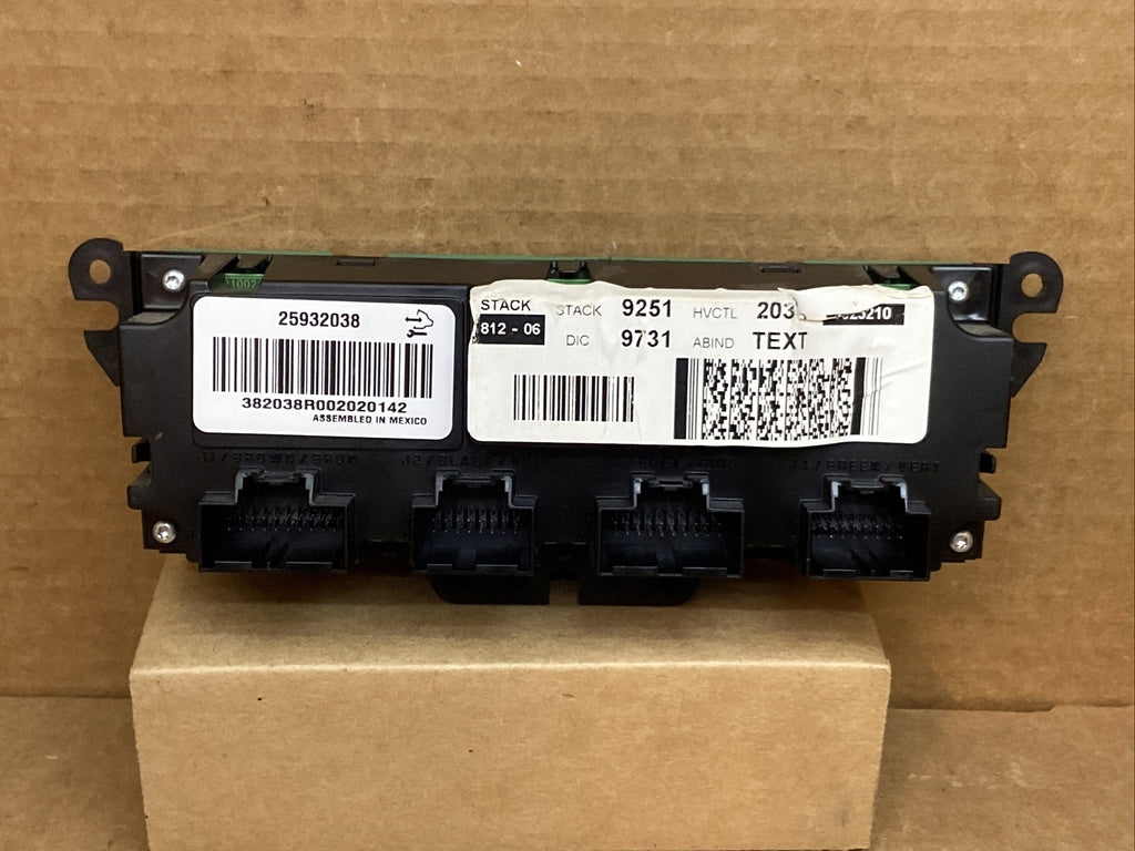 2008 2012 Traverse Enclave Digital Climate Temp Temperature Control 259320384