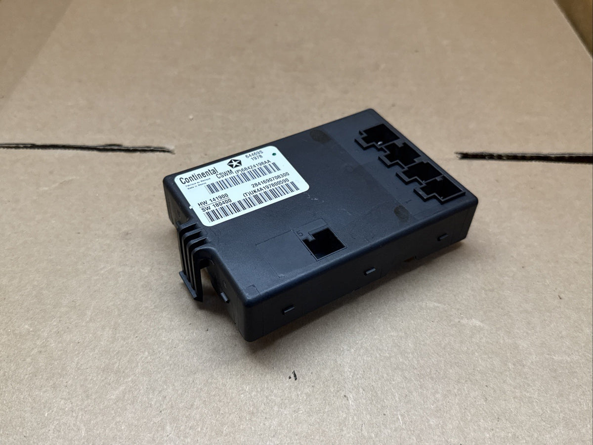 2016 2019 Jeep Cherokee Front Driver Seat Heat Control Memory Module 68424198AA2