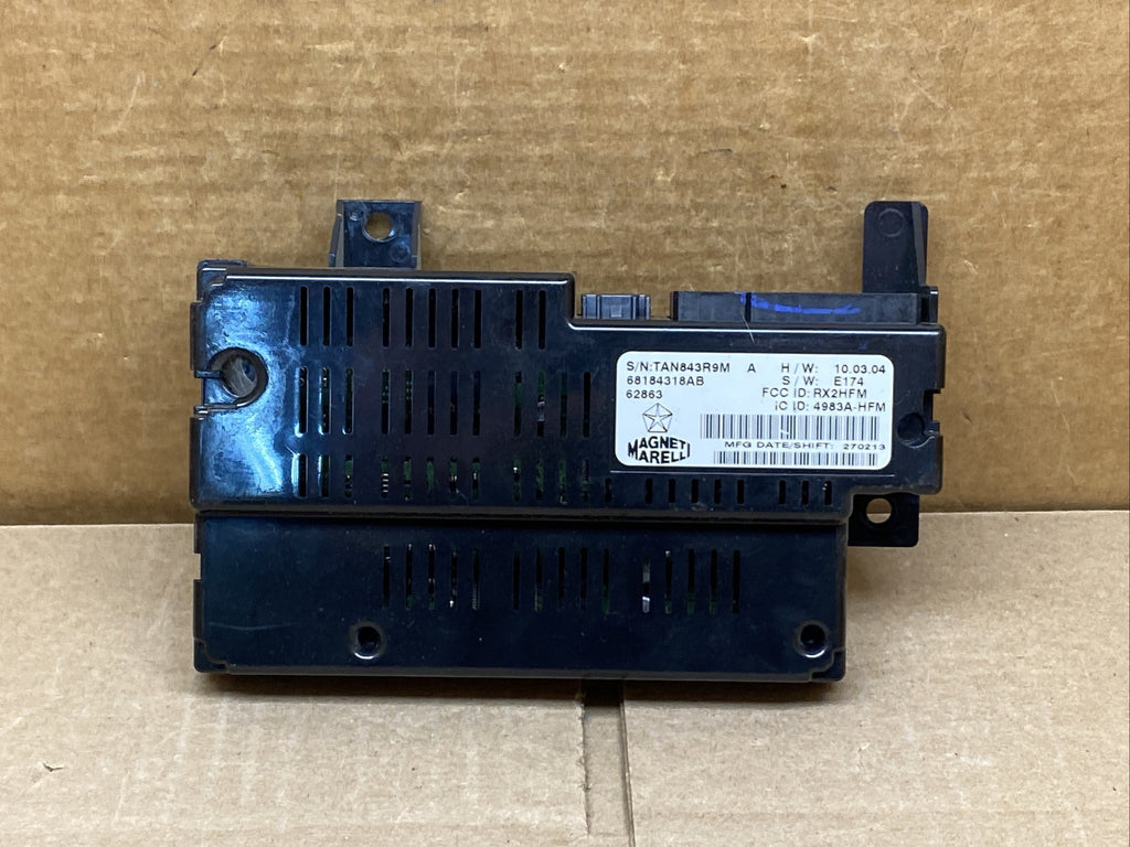 2013 Dodge Dart Telematic Control Module 8.4" Screen  68184318AB0