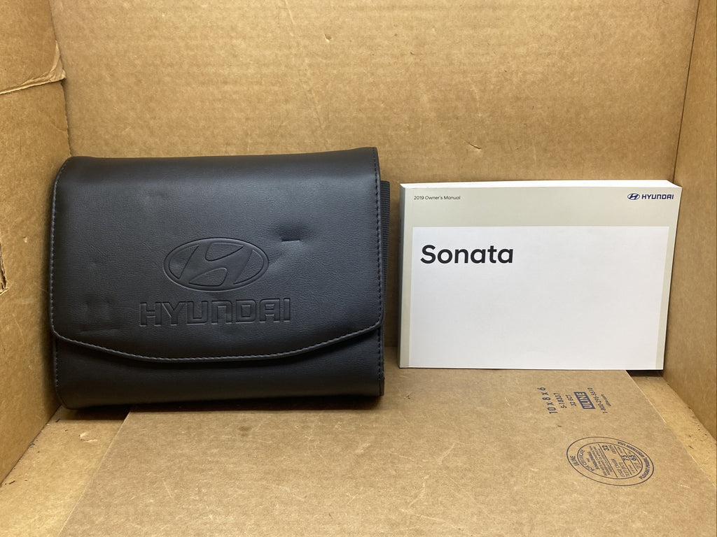 2019 Hyundai Sonata Owner's Owners Owner Manual Book Guide Set Case OEM4
