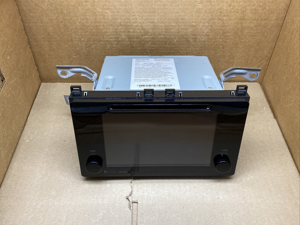 2017 2019 Toyota Corolla Dash Radio Receiver Display Screen OEM 86140 025401