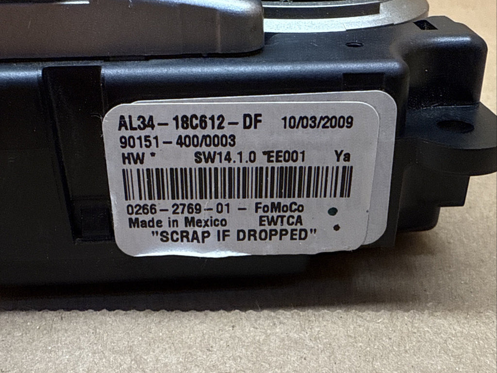 2010 F150 F 150 AC Heater Temp Temperature Control Dials AL34 18C612 DF9