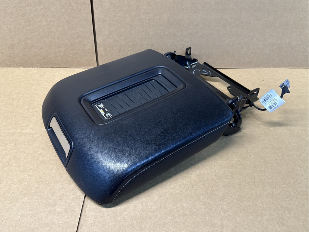 2016 2020 Suburban Tahoe Yukon Center Console Armrest Lid Cover Charging Pad0