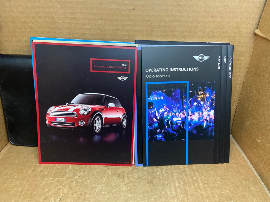 2007 07 Mini Cooper Owner's Owners Owner Manual Book Guide Set Case Wallet OEM6