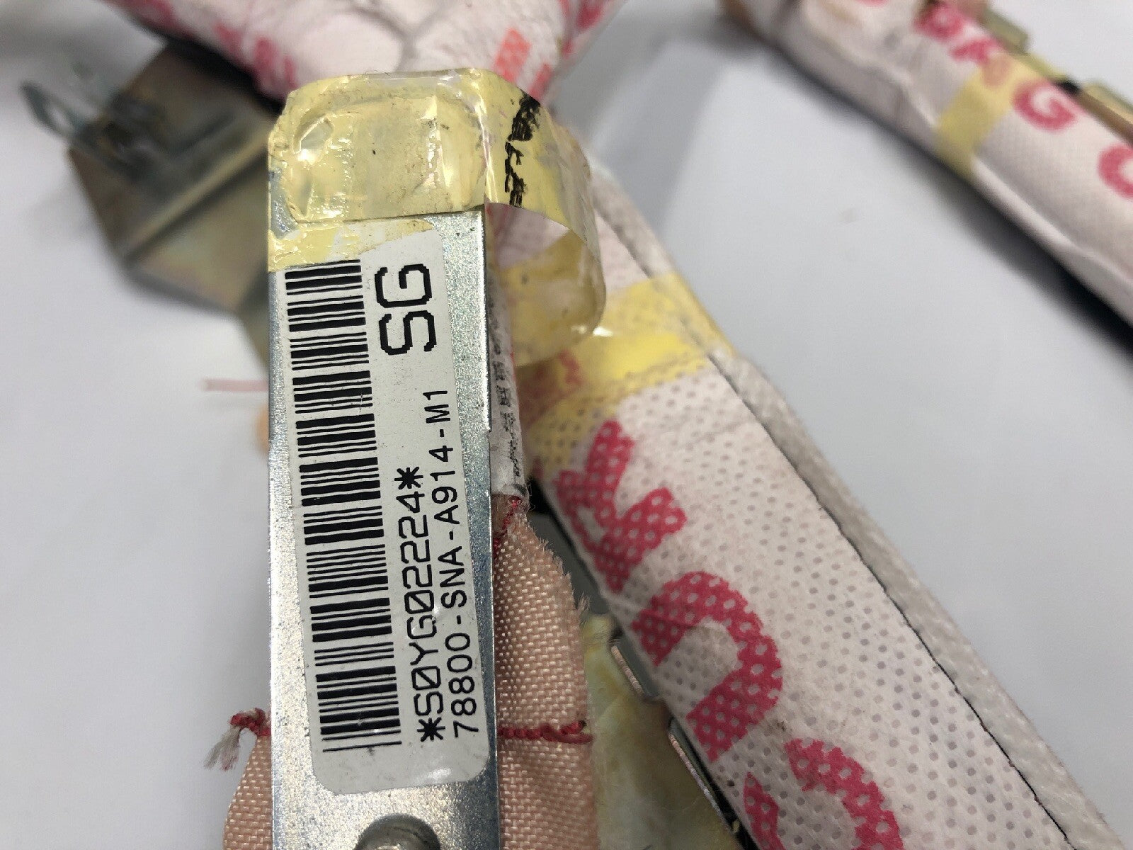 HONDA CIVIC SEDAN RIGHT PASSENGER CURTAIN ROOF AIRBAG AIR BAG 78800 SNA A919 M11