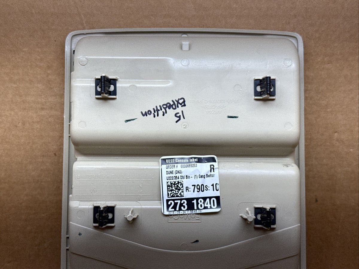 2015 2017 Ford Expedition Overhead Ceiling Roof Console Vent Switch Dune Tan OEM6