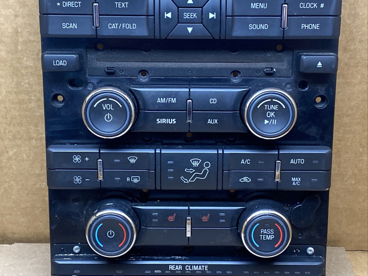 2009 2012 Ford Flex Radio Face Plate Dial Climate Control Panel 8A8T 18A802 CF2
