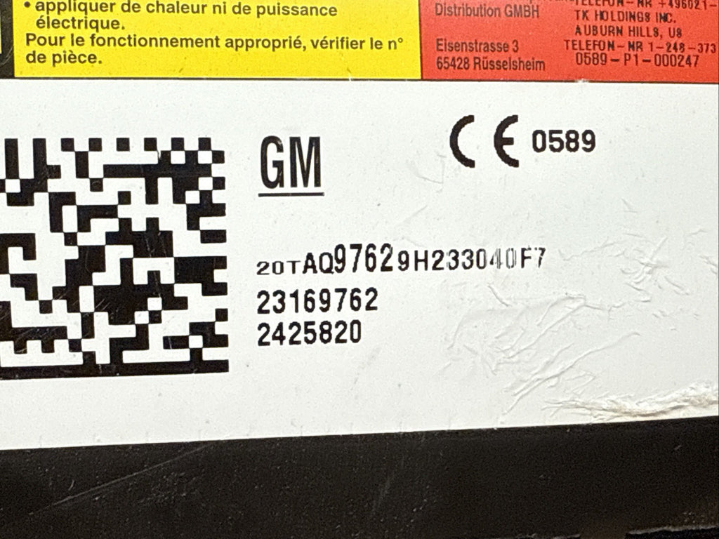 2010 2015 Chevy Camaro Front Left Side Driver Seat Air Bag Airbag 231697623