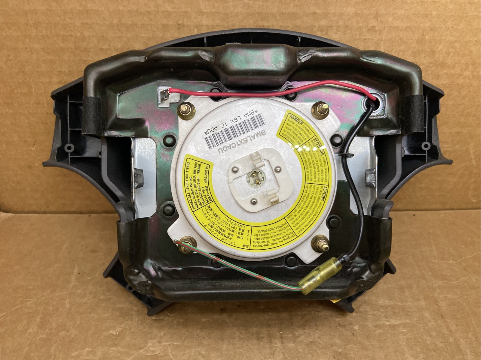 2000 2004 Montero Sport Front Left Driver Side Steering Wheel Air Bag Airbag5