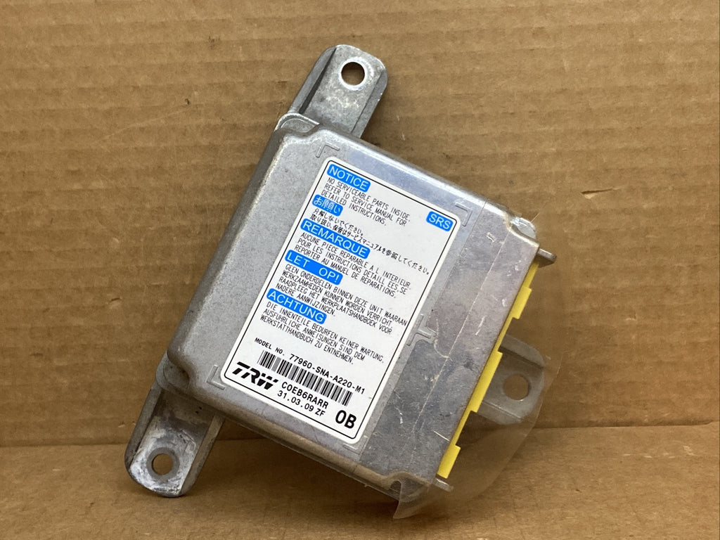 Honda Civic Coupe Air Bag Airbag Computer Control Module 77960 SNA A220 M11