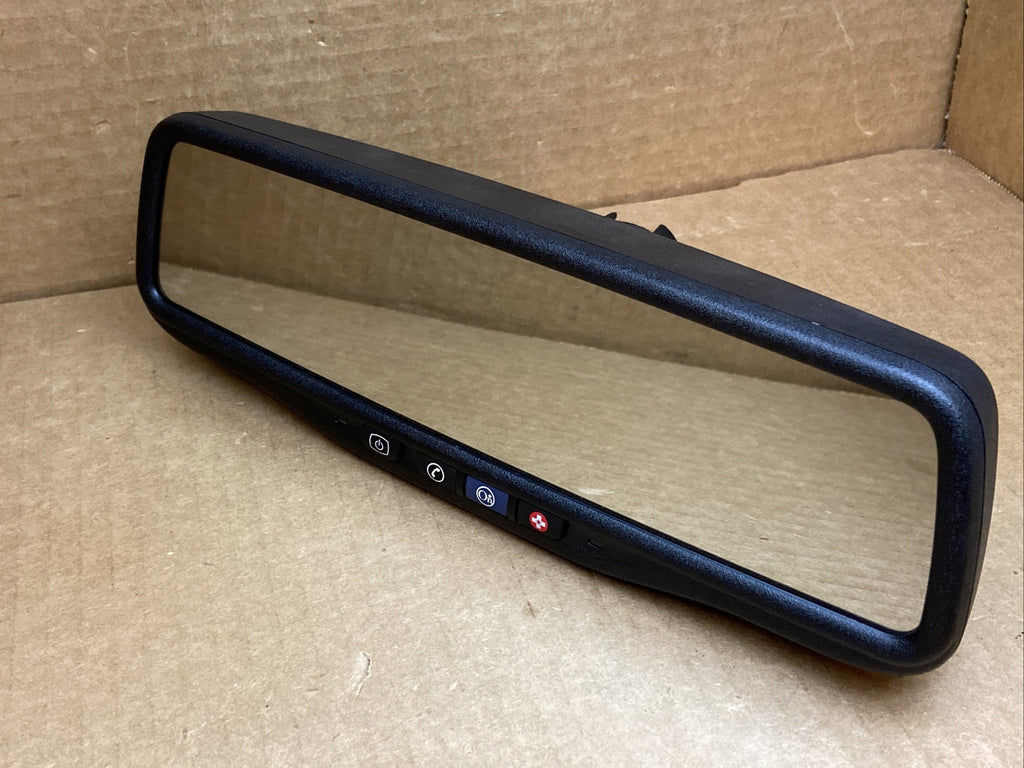 09 14 GM Center Rear View Rearview Mirror Backup Back Up Camera Screen 257943813