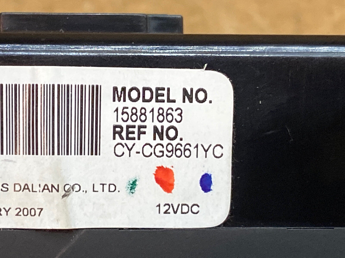 2007 2017 GMC Acadia Rear Temperature Temp Climate Radio Volume Control 158818637