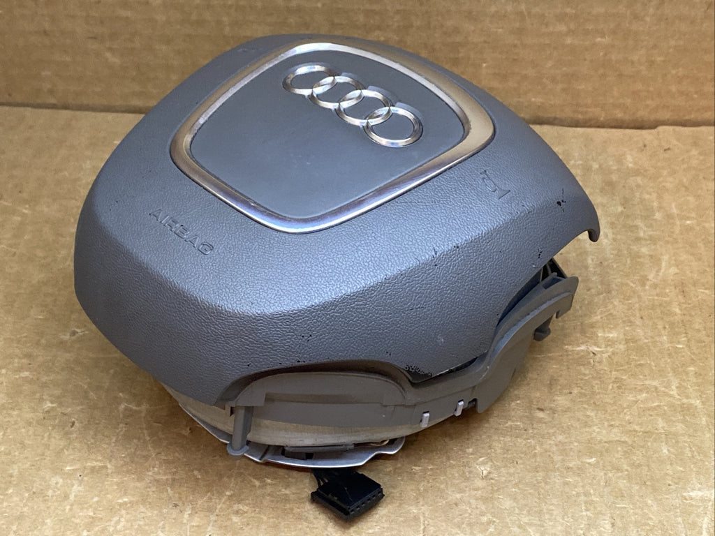 Audi A6 S6 Front Left Driver Side Steering Wheel Airbag Air Bag Platinum Gray NQ8