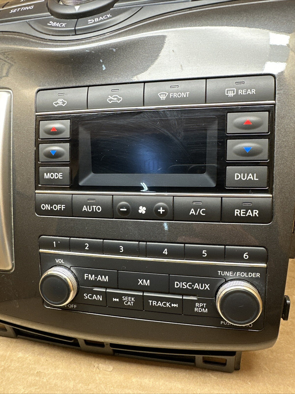 2011 2017 NISSAN QUEST RADIO STEREO AC HEATER CLIMATE CONTROL SHIFTER BEZEL OEM1