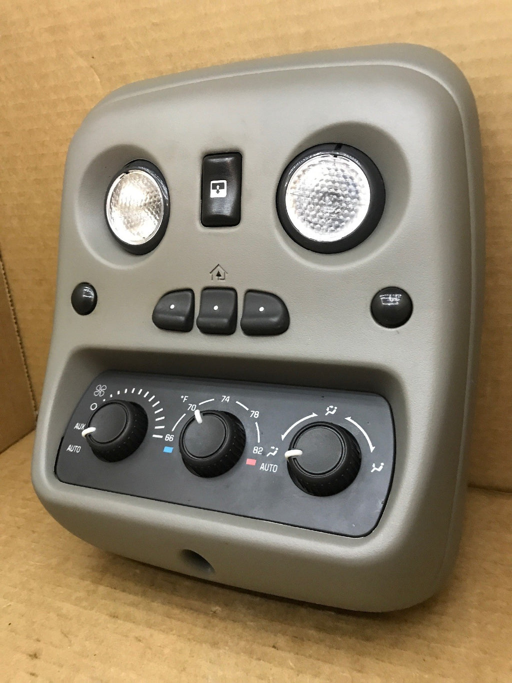 2003 06 Cadillac Escalade Overhead Console Dome Light OEM Pewter Gray 2005 20062