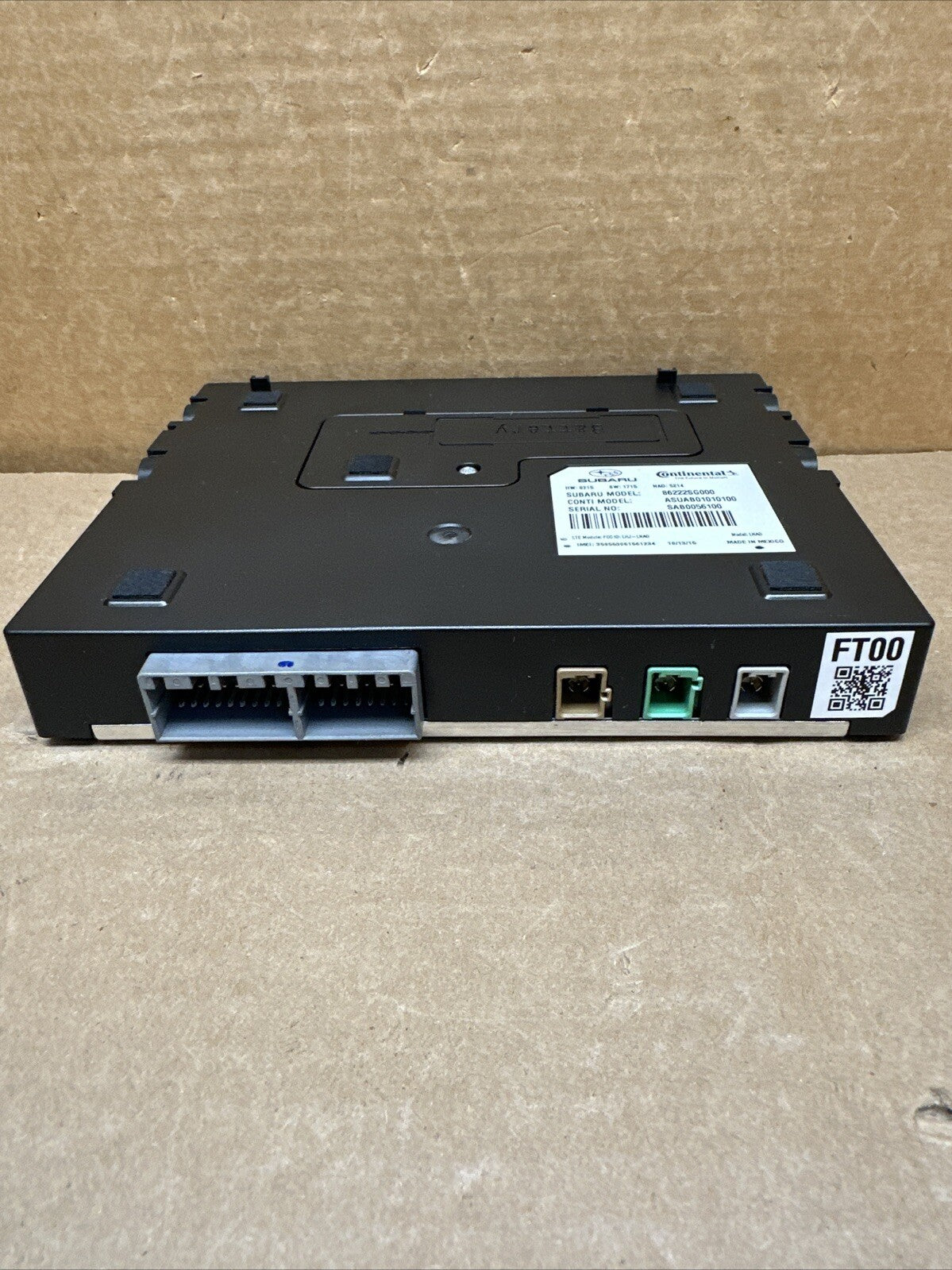 2016 2018 Subaru Forester Communication Telematics Control Module 86222SG0002