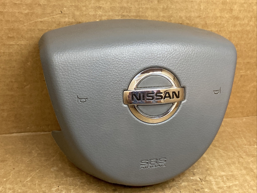 04 09 Nissan Quest Front Left Driver Side Steering Wheel Air Bag Airbag Gray K2