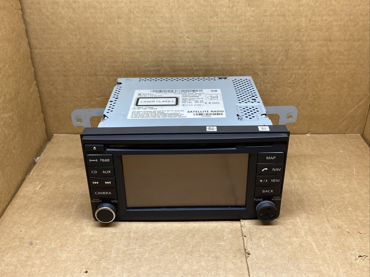 2013 Nissan Sentra CD Player Radio Display Receiver 7612051042 259153SG0B0