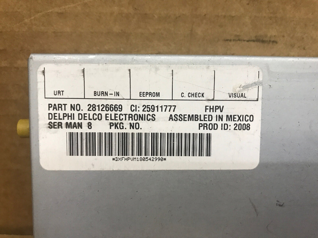 Buick Enclave Satellite Radio Control Module 2008 2009 2010 2011 2012 281266692