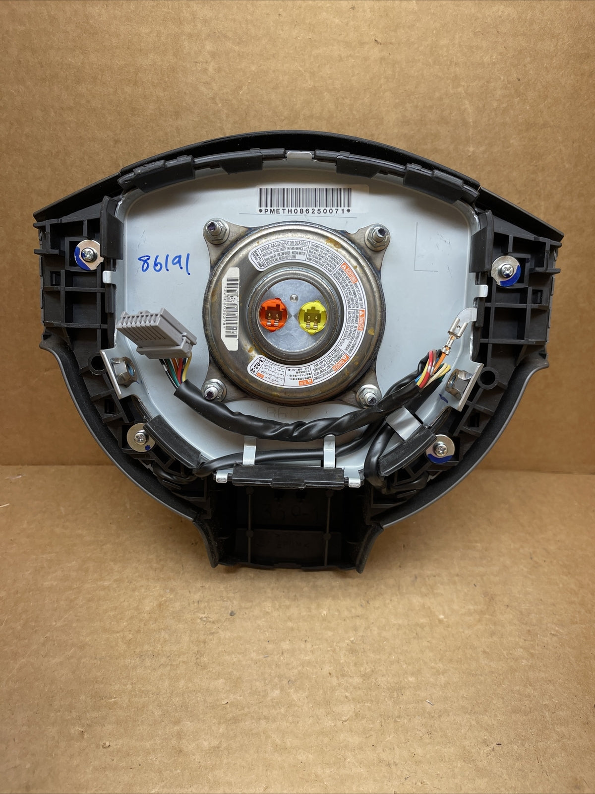 07 12 SENTRA 08 13 ROGUE FRONT LEFT DRIVER SIDE STEERING WHEEL AIRBAG AIR BAG5