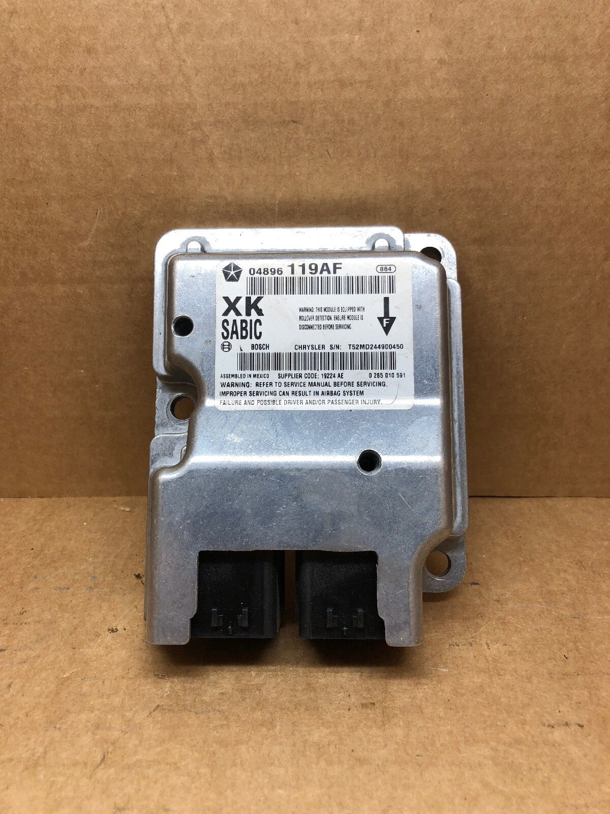 08 2009 2010 Jeep Commander SRS Air Bag Airbag Module Non Deployed 04896119AF C80
