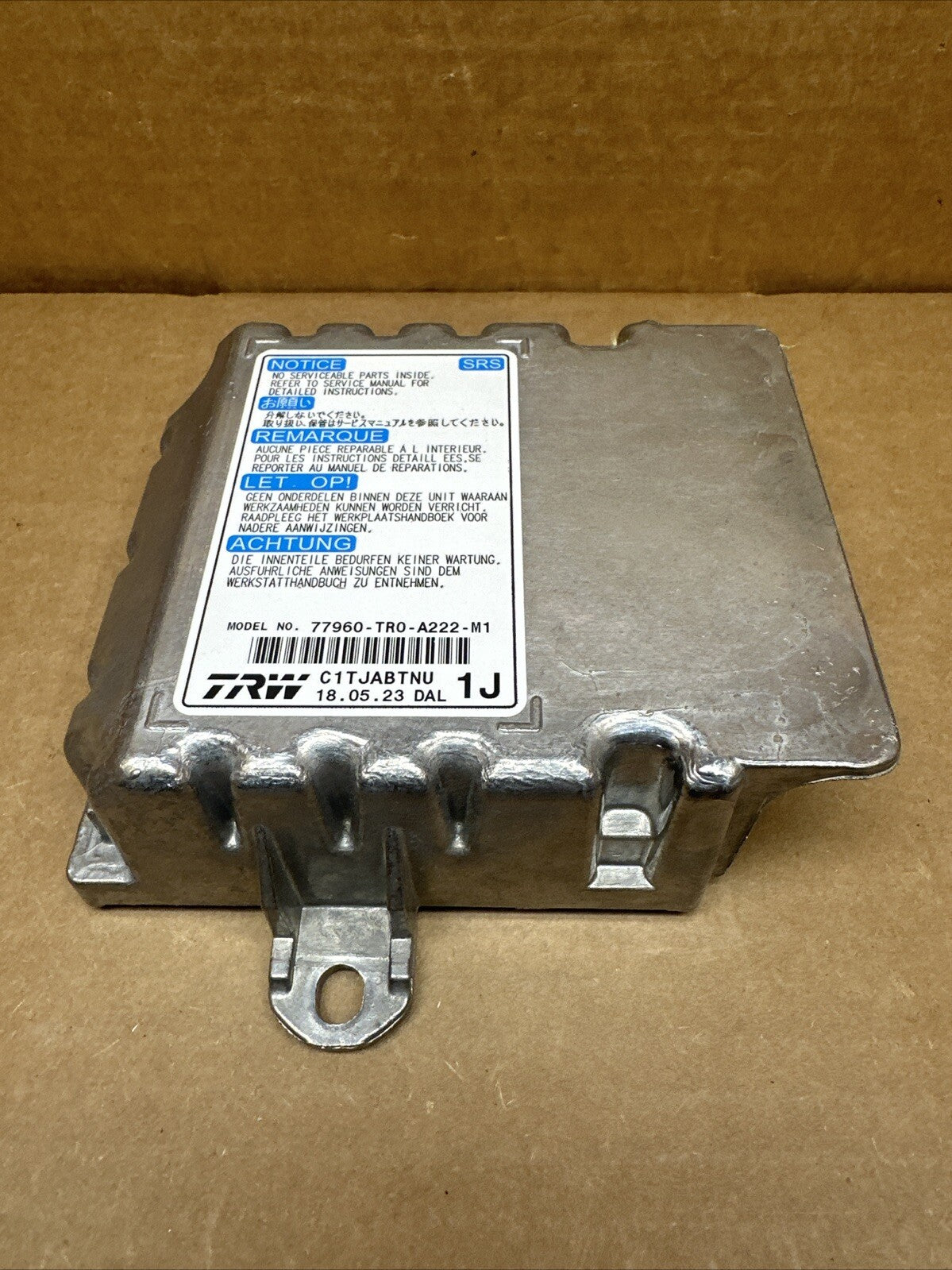 2014 2015 Honda Civic Air Bag Airbag Computer Control Module 77960 TR0 A222 M12