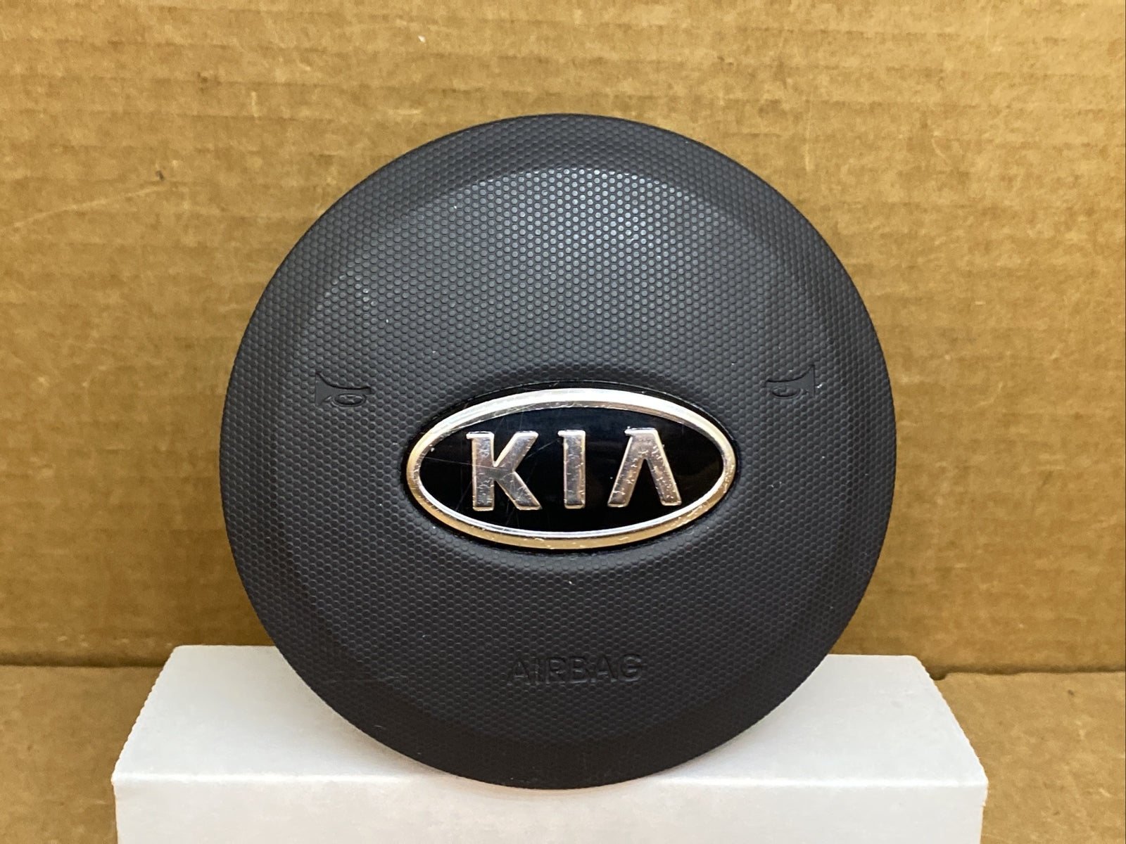 2010 2013 Kia Soul Front Left Driver Side Steering Wheel Air Bag Airbag Black6