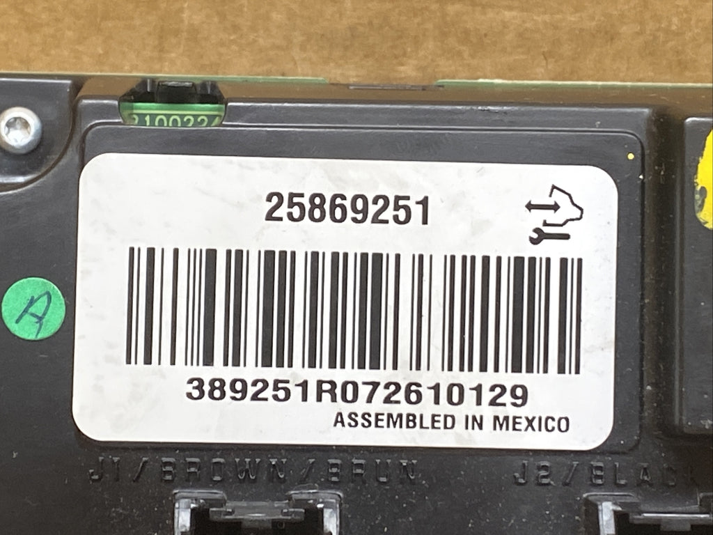 2007 2012 GMC Acadia Front Digital Climate Temp Temperature Control 258692515