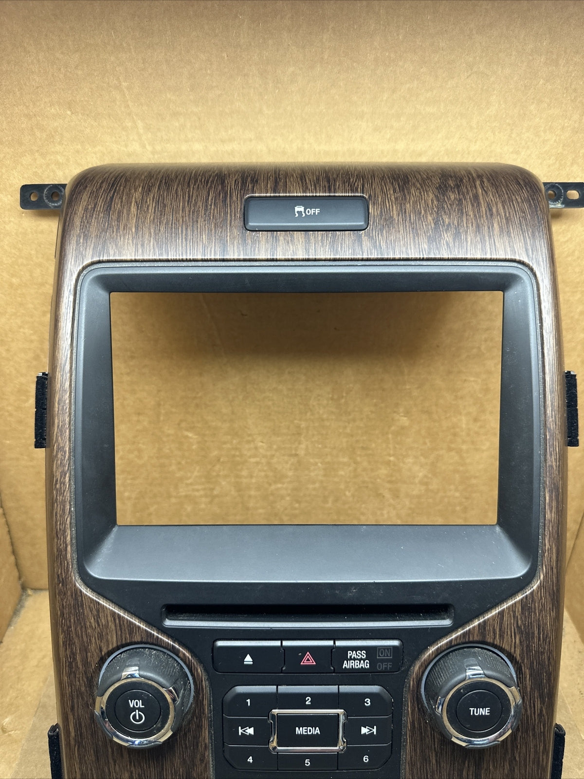 2013 2014 F 150 F150 Radio Control Panel Bezel Woodgrain EL3T 18A802 GASMPQ4