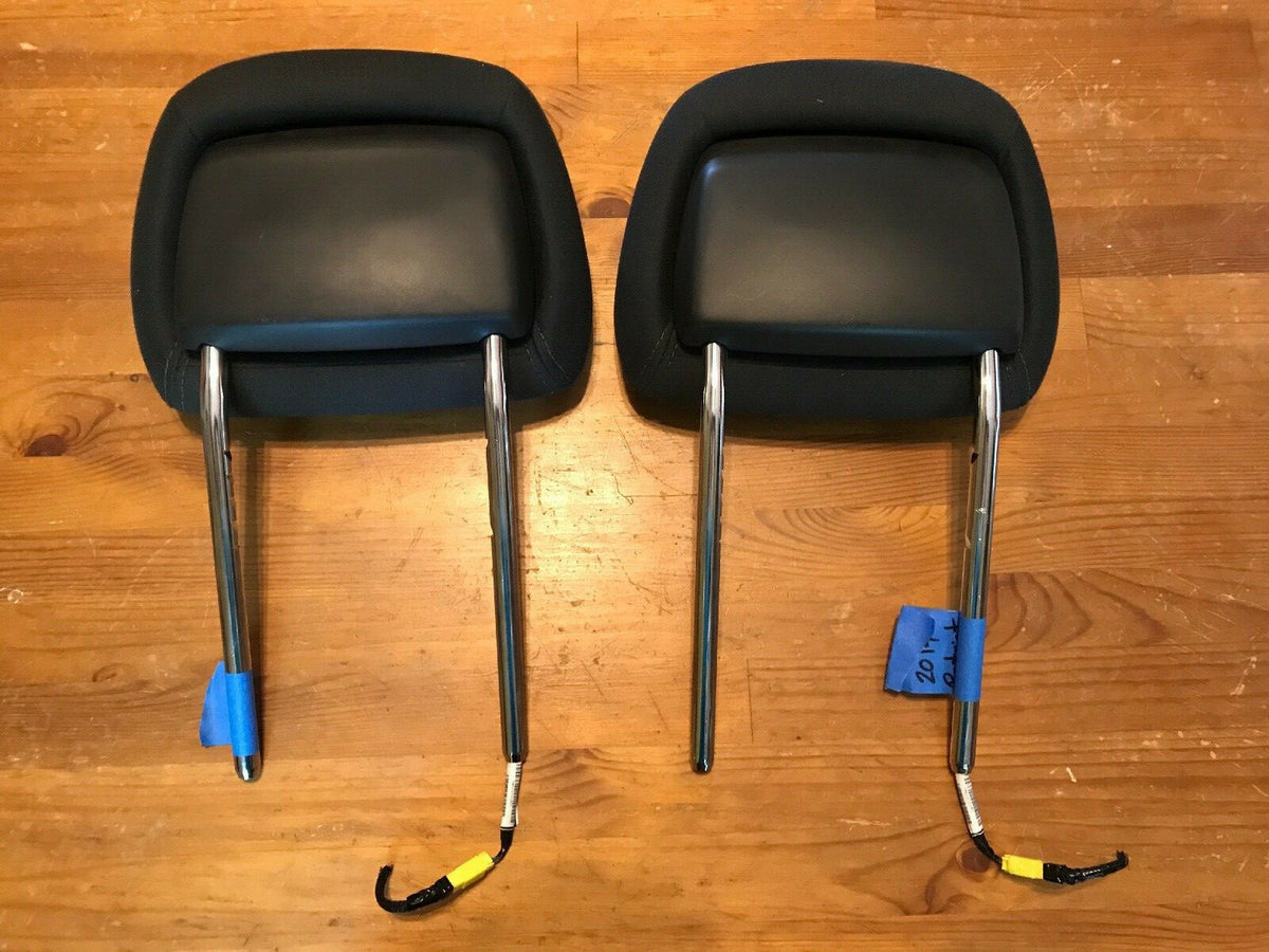 CALIBER COMPASS PATRIOT FRONT SEAT BLACK CLOTH ACTIVE HEADREST HEAD REST PAIR4
