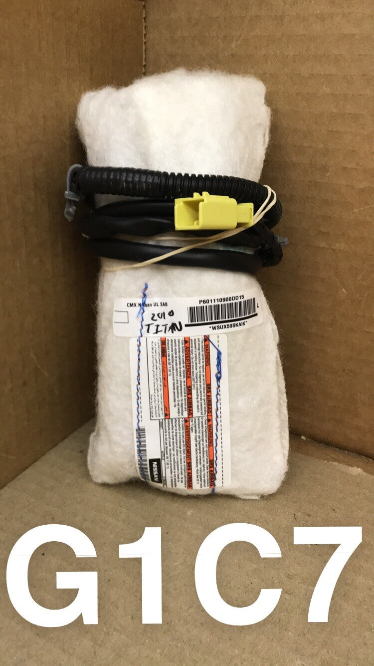 2008 2012 NISSAN TITAN FRONT LEFT SIDE DRIVER SEAT AIR BAG AIRBAG OEM0