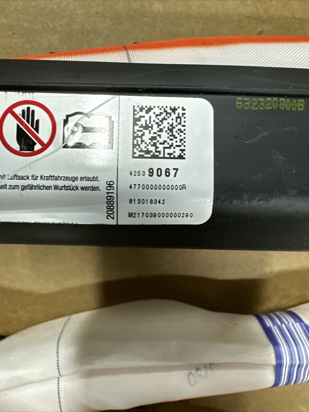 2017 2018 Sonic Right Side Passenger Curtain Roof Upper Air Bag Airbag 425390672