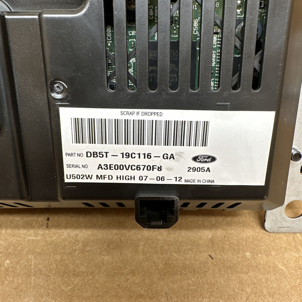 2012 2014 Ford Explorer Radio Dash Display Screen OEM DB5T 19C116 GA6