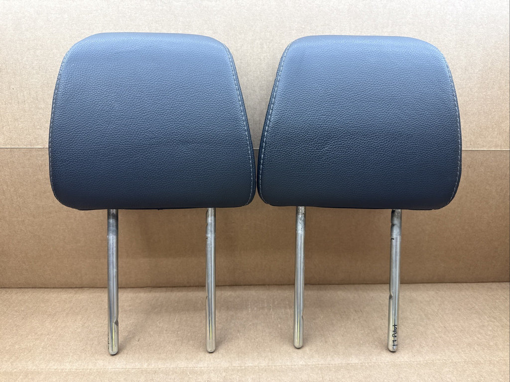 2016 2022 Honda Pilot Rear 2nd Row Black Leather Headrest Set Pair OEM0