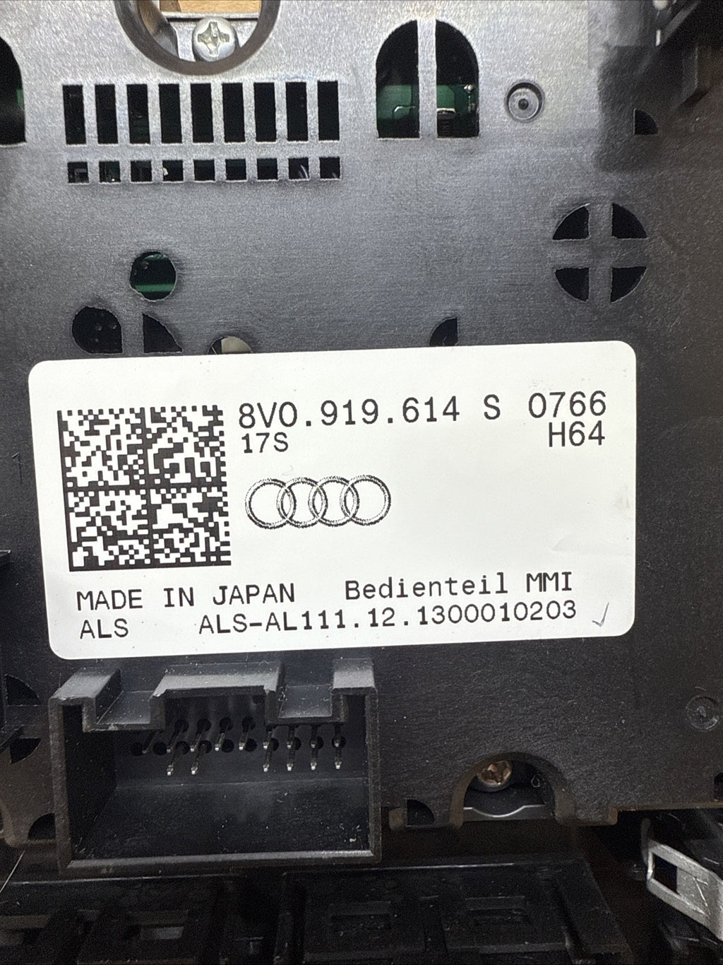2017 2018 AUDI A3 CENTER CONSOLE NAVIGATION MULTIMEDIA CONTROL SWITCH OEM6