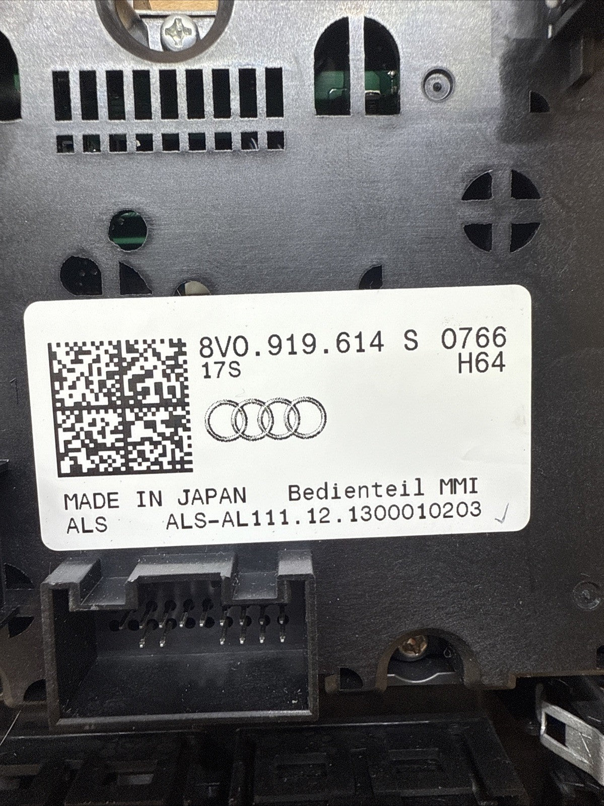 2017 2018 AUDI A3 CENTER CONSOLE NAVIGATION MULTIMEDIA CONTROL SWITCH OEM6