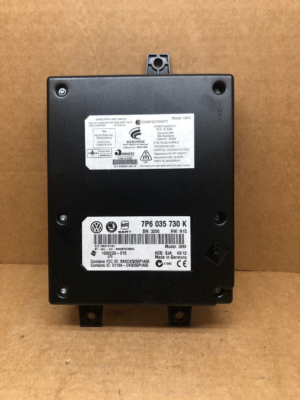 2013 2014 OEM VW Bluetooth Communication Module 7P6 035 730 K A100