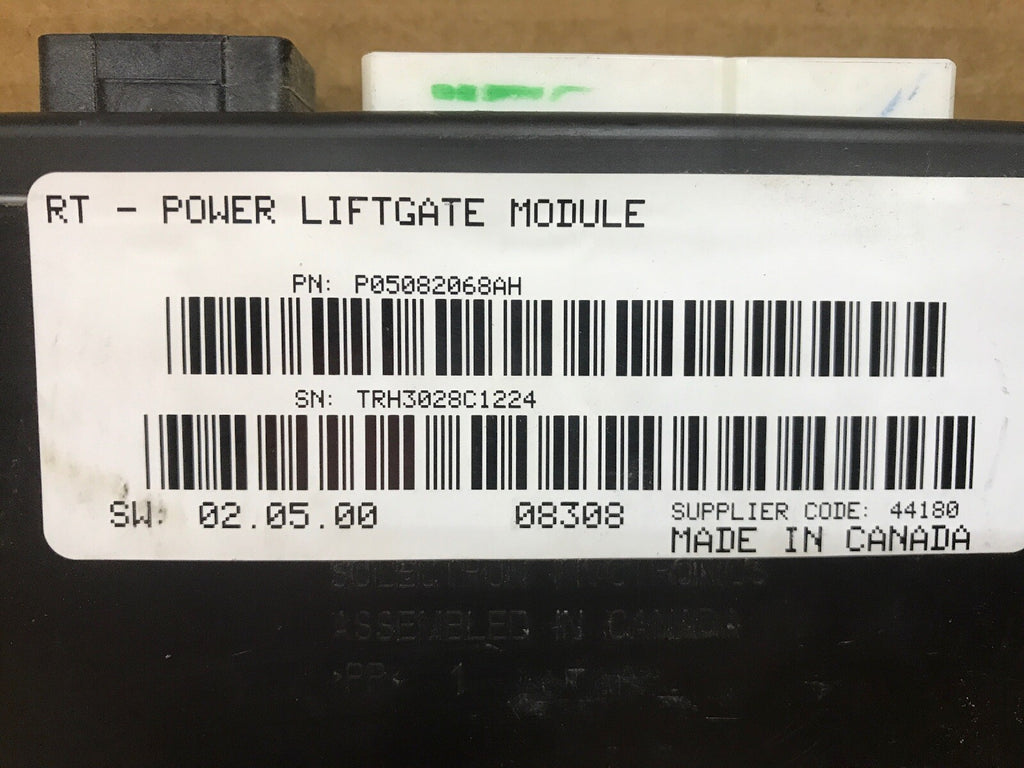 2008 2010 TOWN AND COUNTRY GRAND CARAVAN OEM Power Liftgate Module P05082068AH1