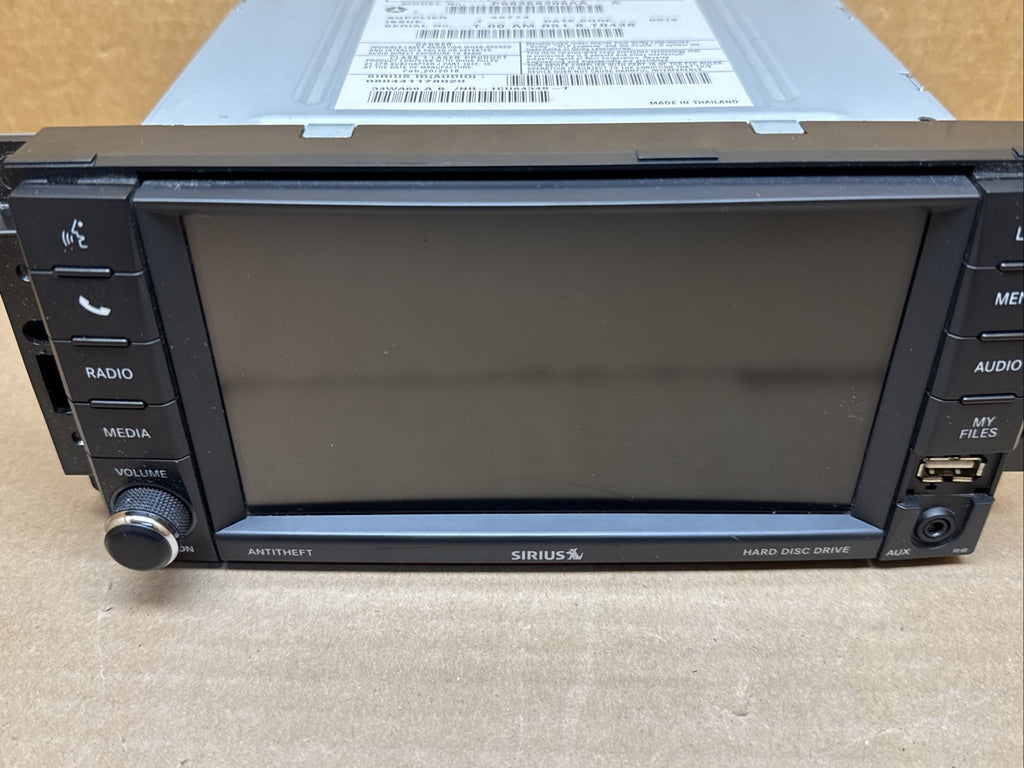 Jeep Dodge Chrysler Touchscreen Radio RHB P68368206AA 68368206AA3