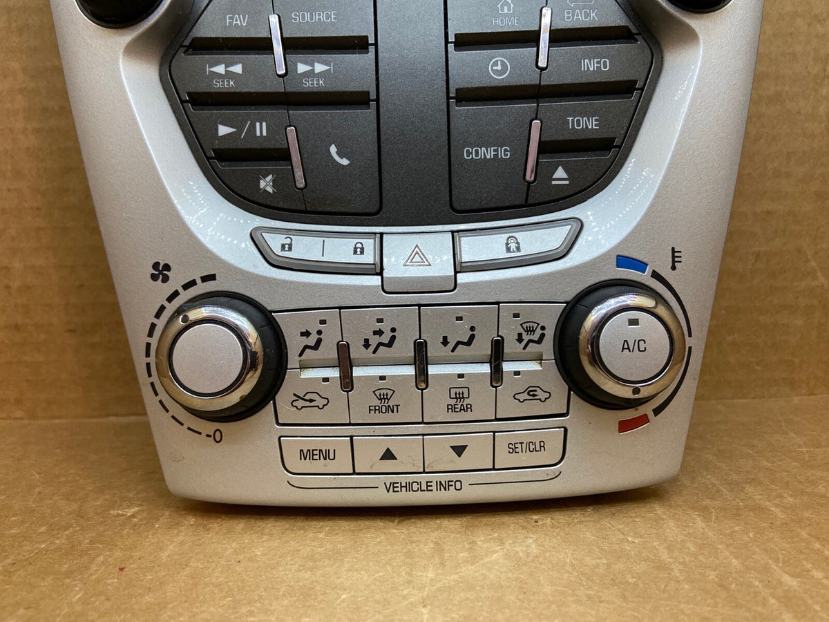 2012 2015 Chevy Equinox Terrain Radio Face Climate Control Panel Bezel 228802434