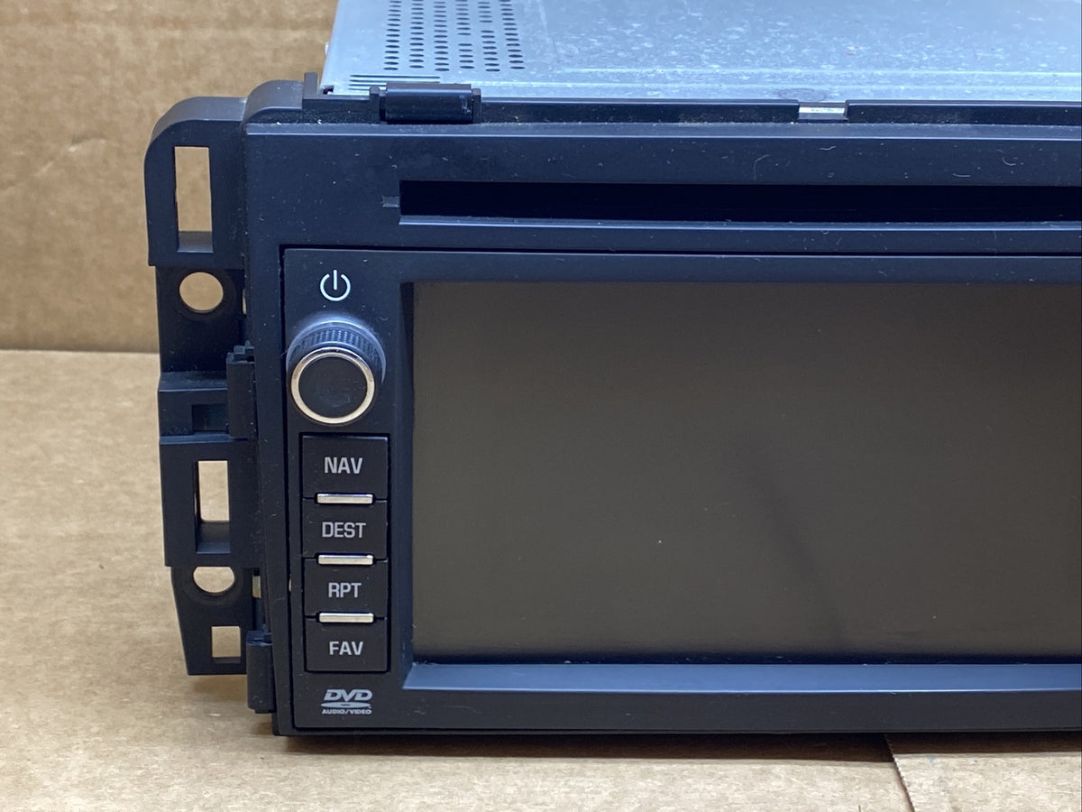 2007 2009 GMC Acadia Radio Receiver Screen DVD Nav DTS W/ VIN 259254962