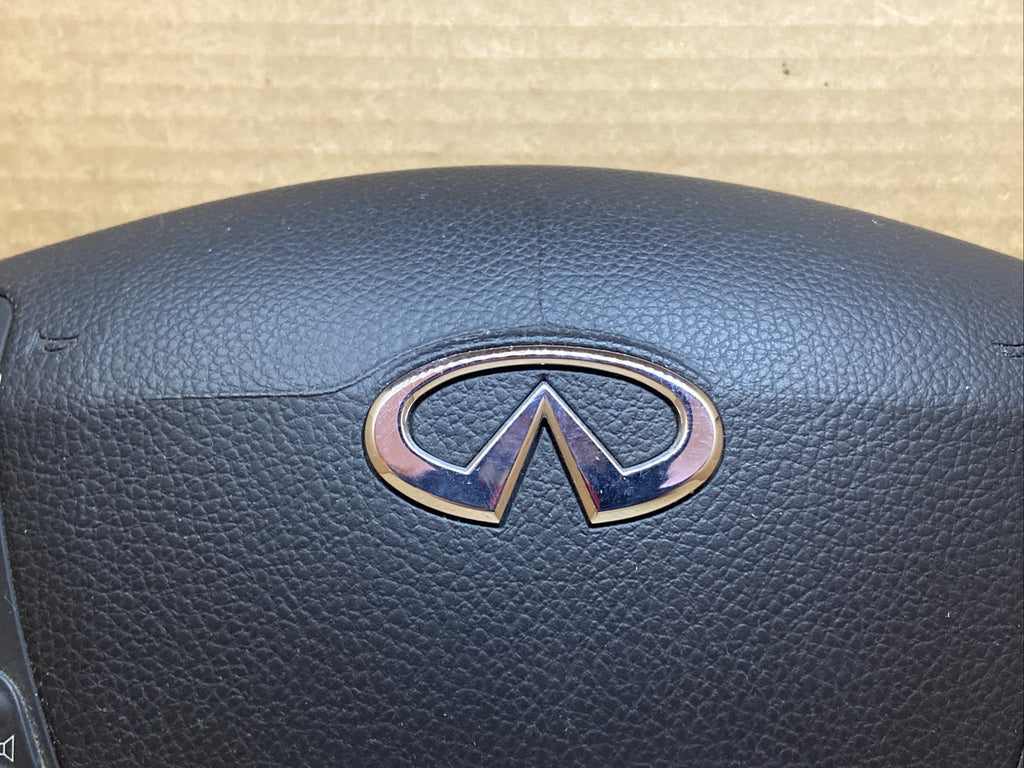 Infiniti M35 Front Left Driver Side Steering Wheel Air Bag Airbag Controls Black4