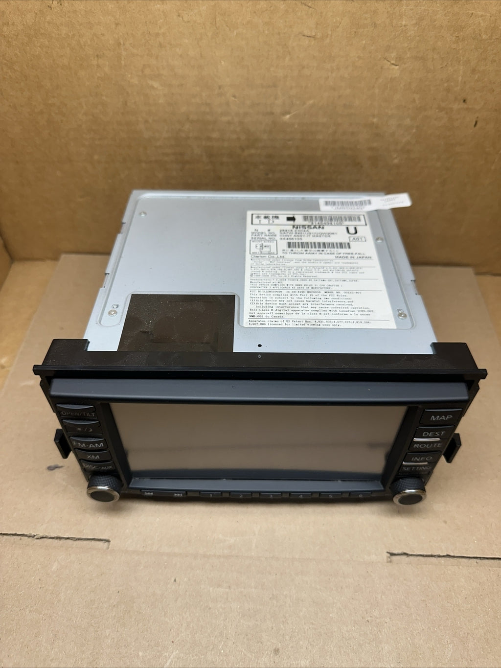 2010 2013 Nissan Altima Audio Radio Stereo Info Display Screen 25915 ZX04A3