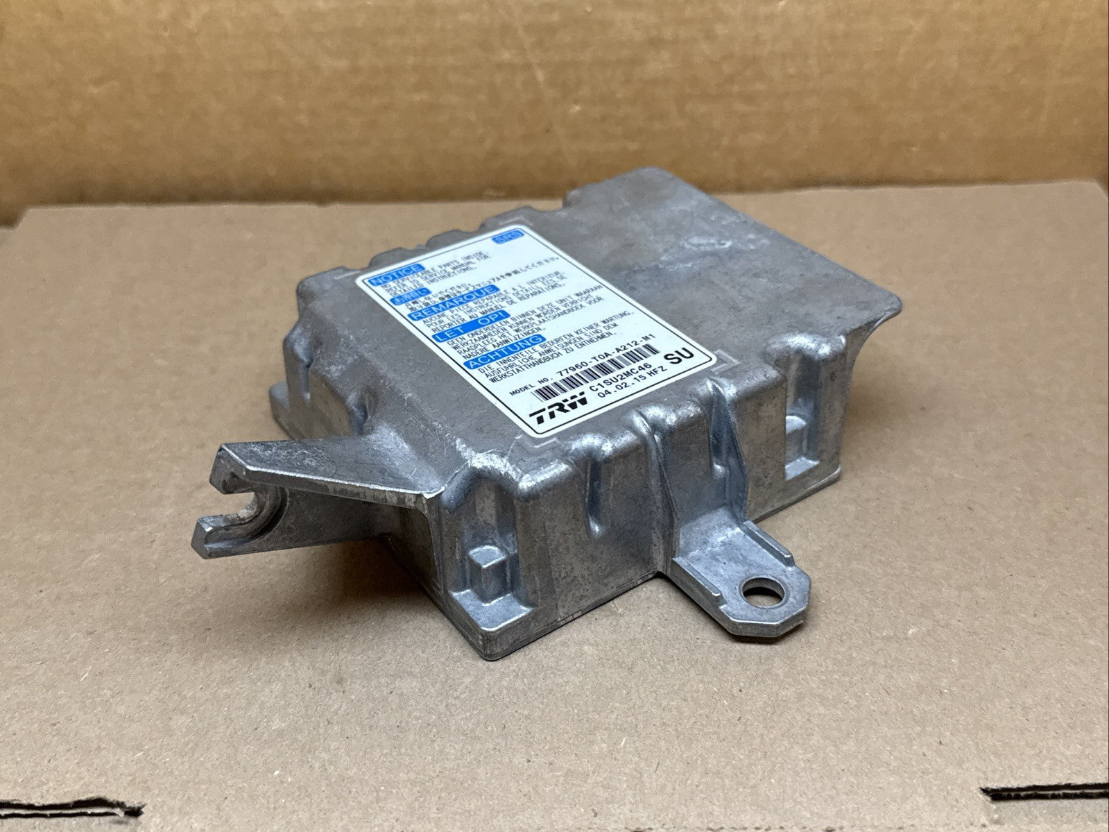Honda CRV CR V Air Bag Airbag Control Module OEM 77960 T0A A212 M15