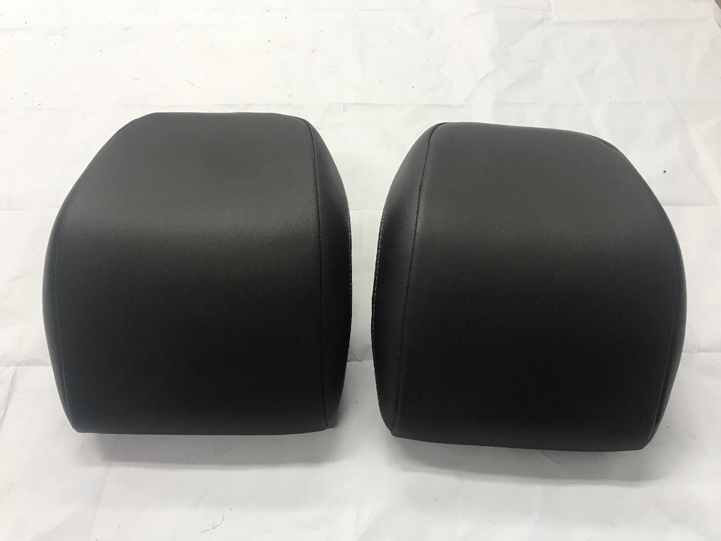 13 19 BUICK ENCORE REAR HEAD REST HEADREST DRIVER PASSENGER BLACK LEATHER SET3