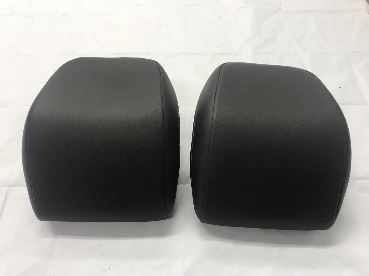 13 19 BUICK ENCORE REAR HEAD REST HEADREST DRIVER PASSENGER BLACK LEATHER SET3