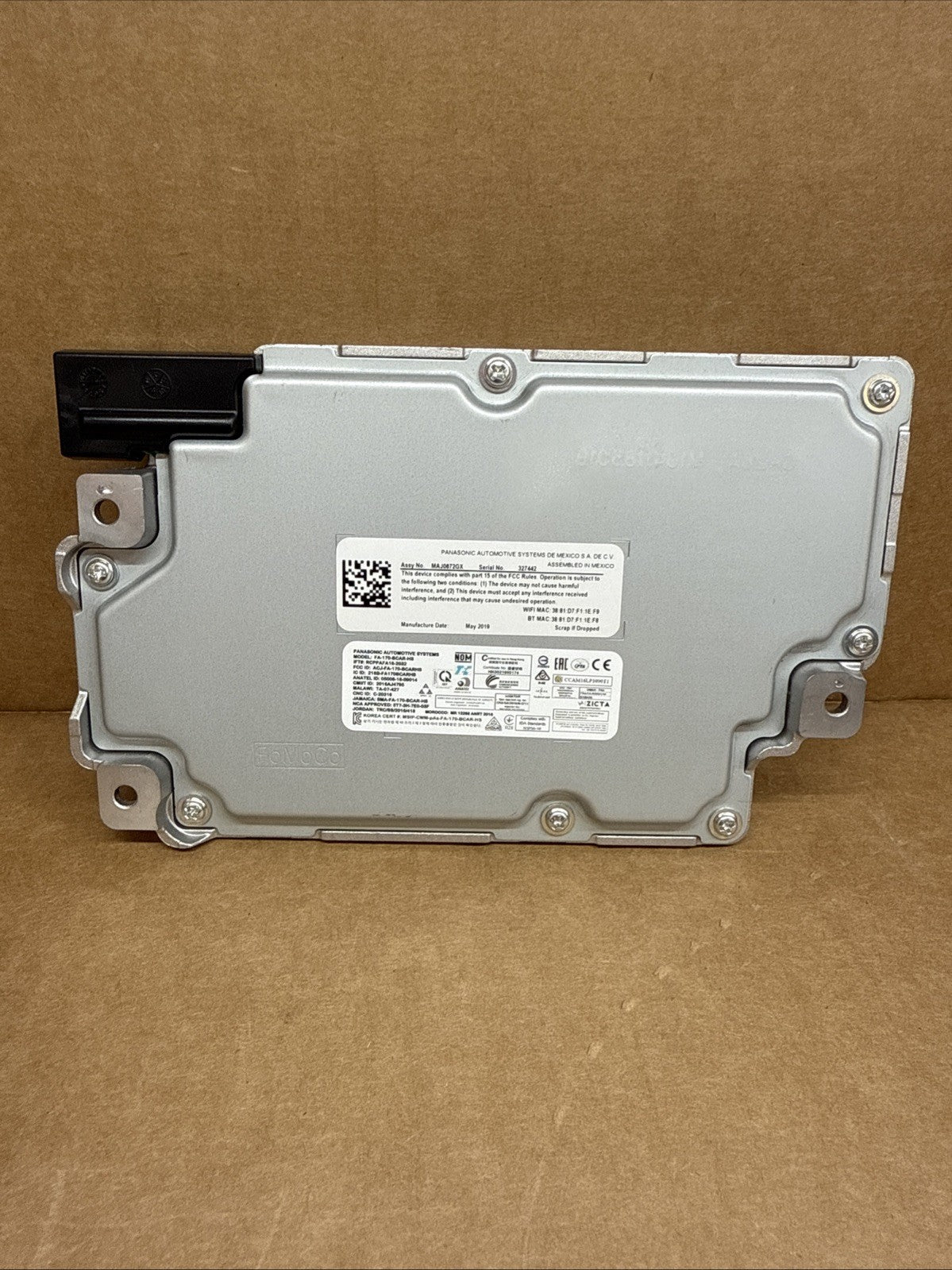 Ford Sync 3 Sync3 Radio Module JJ5T 14G370 FBA3