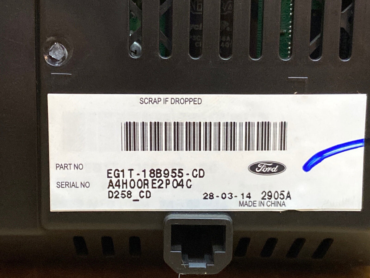 2014 Ford Taurus Dash Radio Display Screen OEM EG1T 18B955 CD5