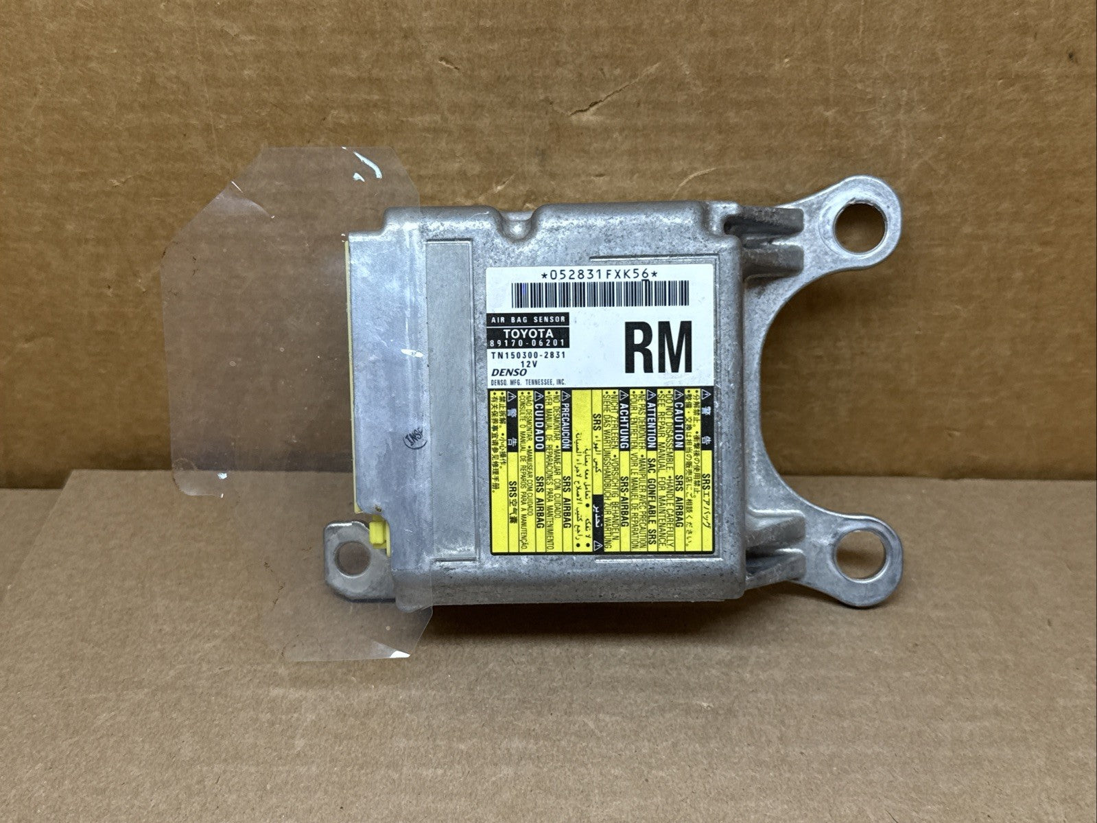 2009 2011 Toyota Camry Air Bag Airbag Control Module Computer 89170 062010